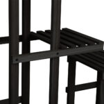 Livsip Plant Stand 6 Tiers Wooden Shelving Black - Image 6