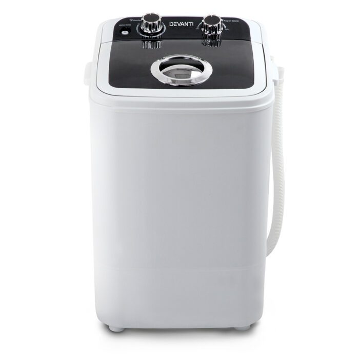 Devanti Portable Washing Machine 4.6KG Black - Image 3