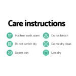 Giselle Bedding Quilt Cover Set Diamond Pinch Grey King - Image 6