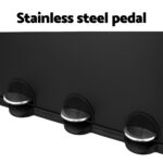 Cefito Pedal Bins Rubbish Bin Triple Compartments Waste Recycle Dustbins 45L - Image 5