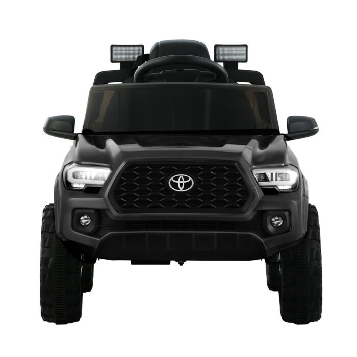 Kids Electric Ride On Car Toyota Tacoma Off Road Jeep Toy Cars Remote 12V Black - Image 3