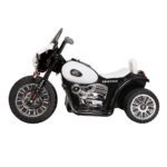 Rigo Kids Electric Ride On Patrol Police Car Harley-Inspired 6V Black - Image 3