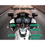 Rigo Kids Electric Ride On Patrol Police Car BMW-Inspired S1K 6V Battery White - Image 5