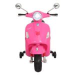 Kids Electric Ride On Car Motorcycle Motorbike Vespa Licensed GTS Pink - Image 3