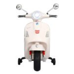 Kids Electric Ride On Car Motorcycle Motorbike Vespa Licensed GTS White - Image 3