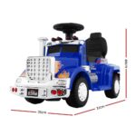 Rigo Kids Electric Ride On Car Truck Motorcycle Motorbike Toy Cars 6V Blue - Image 2