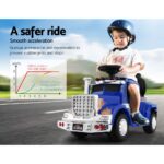 Rigo Kids Electric Ride On Car Truck Motorcycle Motorbike Toy Cars 6V Blue - Image 4
