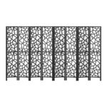 Artiss 8 Panel Room Divider Screen 325x170cm Clover Black - Image 3