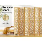 Artiss 8 Panel Room Divider Screen 325x170cm Clover Natural - Image 4
