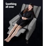 Artiss Recliner Armchair Grey Fabric Domini - Image 3