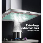 Devanti 600mm Range Hood 60cm Rangehood Stainless Steel - Image 5