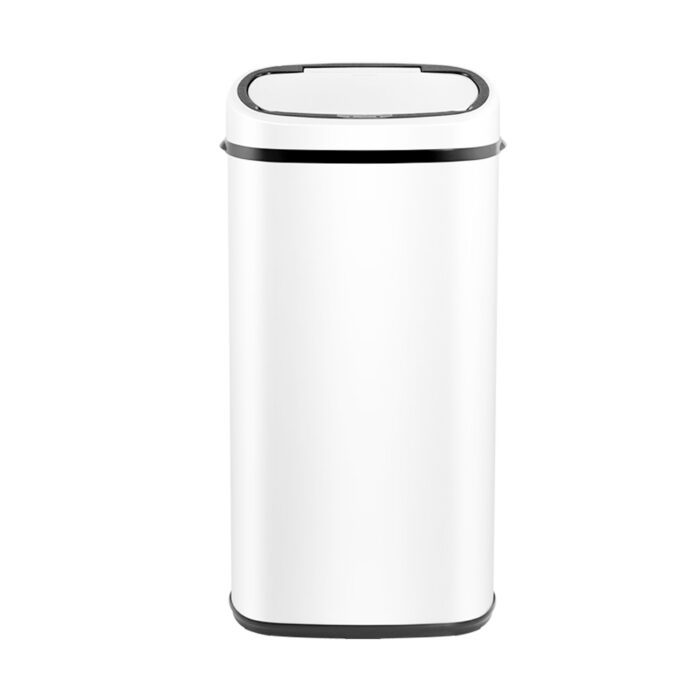 Devanti 68L Motion Sensor Bin Rubbish Automatic White - Image 3