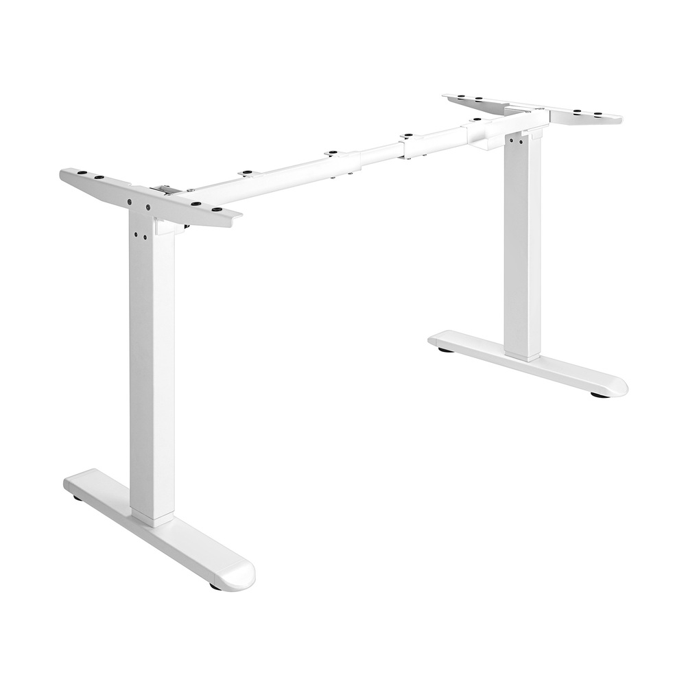 SD-LEG-M1-WH-01 Oikiture Standing Desk Frame Adjustable Motorised White - Image 1