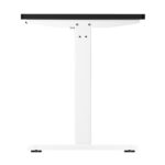 Oikiture Standing Desk Adjustable Motorised 140cm White&Black - Image 2