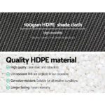 Instahut 50% Shade Cloth 1.83x30m Shadecloth Wide Heavy Duty White - Image 5