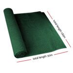 Instahut 90% Shade Cloth 1.83x30m Shadecloth Sail Heavy Duty Green - Image 2