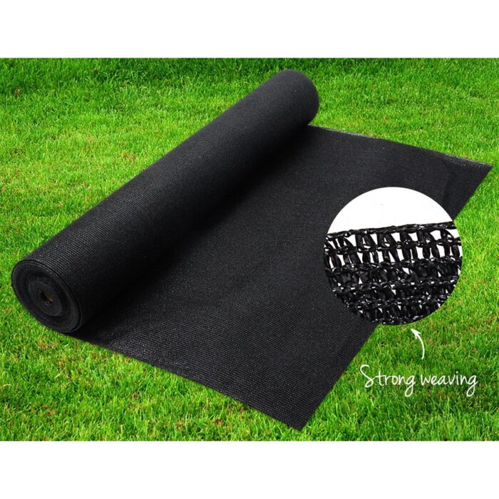 Instahut 70% Shade Cloth 1.83x50m Shade Cloth Sail Heavy Duty Shadecloth Garden Mesh Roll BK - Image 5