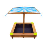 Mazam Sandpit Kids Toy Sandbox with Canopy 95 x 95 x 95cm - Image 5