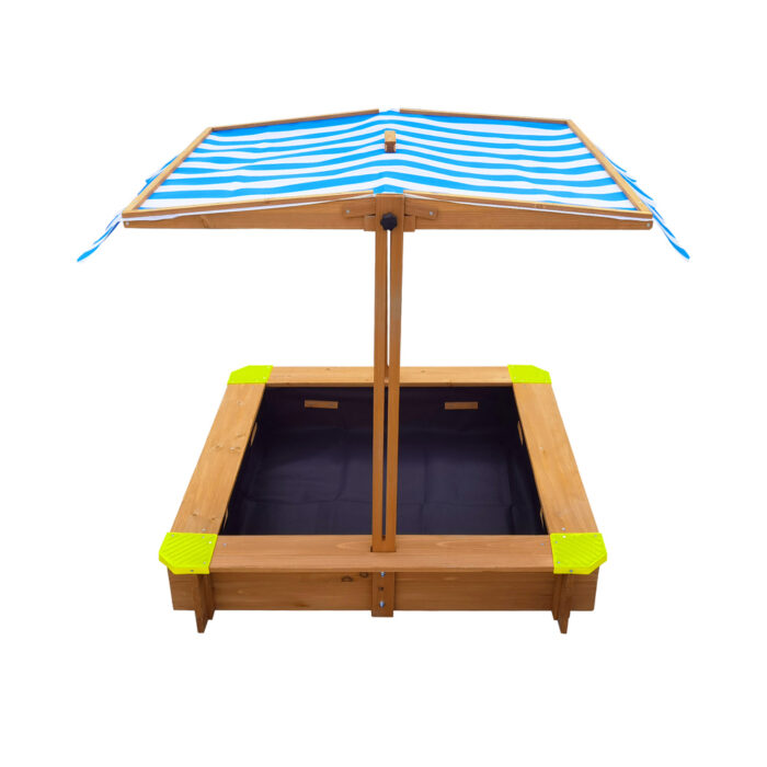 Mazam Sandpit Kids Toy Sandbox with Canopy 95 x 95 x 95cm - Image 5