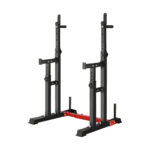 Finex Adjustable Squat Rack Barbell Bar Stand Black - Image 6