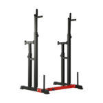 Finex Adjustable Squat Rack Barbell Bar Stand Black - Image 4