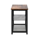 Oikiture Shoe Storage Bench with 2-Tier Mesh Shelf - Image 4