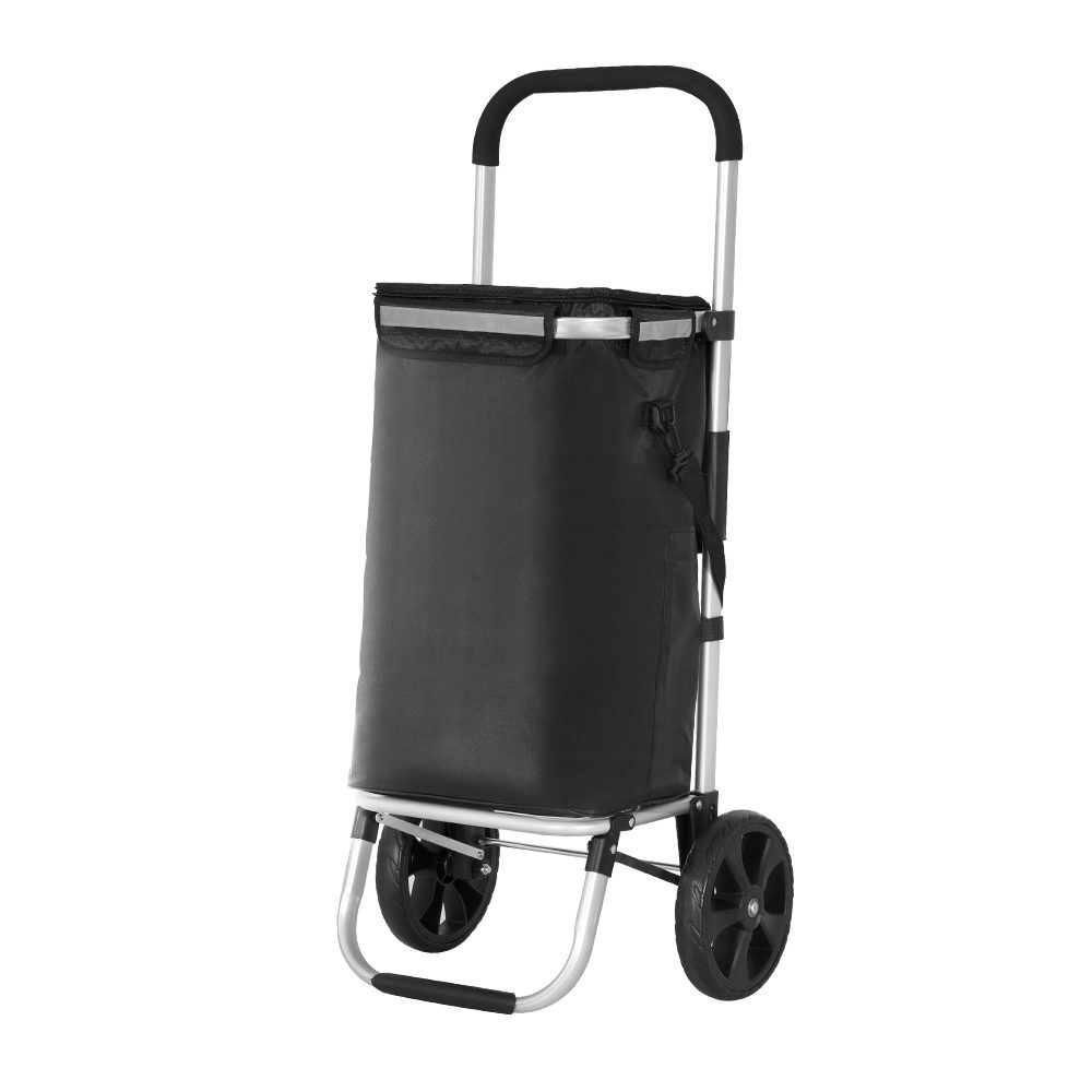 ST-45L-OX-BK-90961-00 Emajin Shopping Trolley Cart Foldable 45KG Black - Image 1