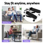 Everfit Mini Stepper with Resistance Rope Aerobic for Exercise Compact Home Workout White - Image 6