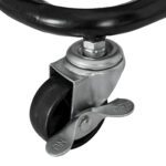 Artiss Storage Trolley Kitchen Cart 3 Tiers Rack Shelf Organiser Wheels Black - Image 4