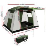 Weisshorn Family Camping Tent 6 Person Hiking Beach Tents Dome Shelter - Image 2