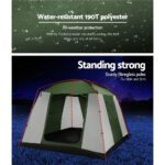 Weisshorn Family Camping Tent 6 Person Hiking Beach Tents Dome Shelter - Image 6