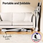 Everfit Treadmill Electric Home Gym Fitness Exercise Knob Foldable 450mm White - Image 6