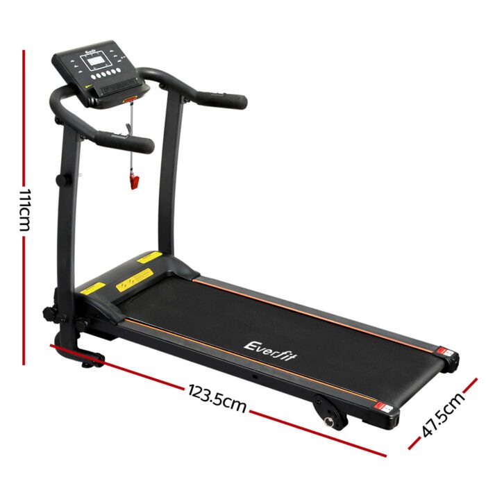 Everfit Treadmill Electric Home Gym Fitness Exercise Machine Foldable 370mm - Image 2