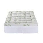 Giselle Mattress Topper 11cm Pillowtop toppers Bamboo Double - Image 4