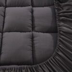 Giselle Bedding Mattress Topper Pillowtop Bamboo Charcoal Double - Image 4