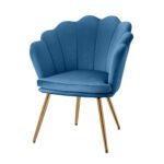 Artiss Armchair Velvet Blue Callista - Image 2