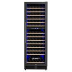 Devanti Wine Fridge Cooler Dual Zone 154 Bottles
