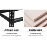 3x1.5M Warehouse Shelving Racking Storage Garage Steel Metal Shelves Rack - Image 4