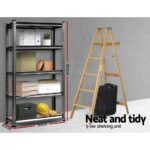 Giantz 2x1.5M Steel Warehouse Racking Rack Shelving Storage Garage Shelves Shelf - Image 2
