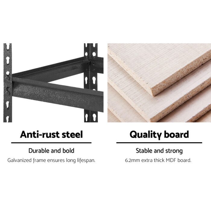 Giantz 6X1.5M Garage Shelving Warehouse Rack Pallet Racking Storage Shelves - Image 5