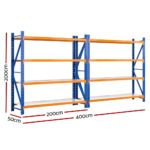Giantz 4Mx2M Garage Shelving Warehouse Rack - Image 2