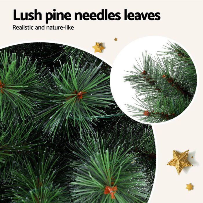 Jingle Jollys Christmas Tree 1.5+1m LED Xmas Palm Tree Party Decorations 2 in 1 - Image 6